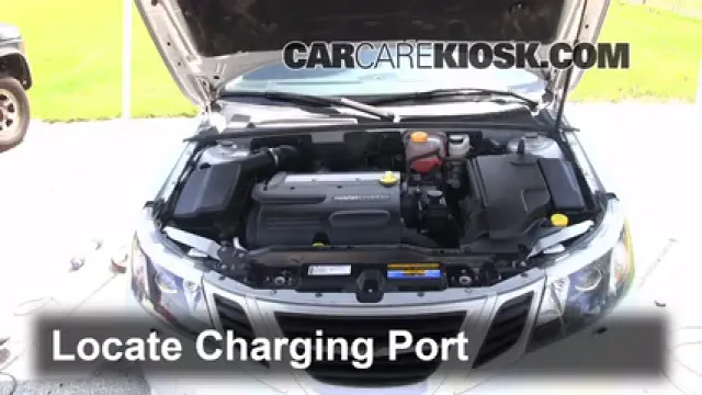 2010 Saab 9-3 2.0T 2.0L 4 Cyl. Turbo Sedan Air Conditioner Recharge Freon